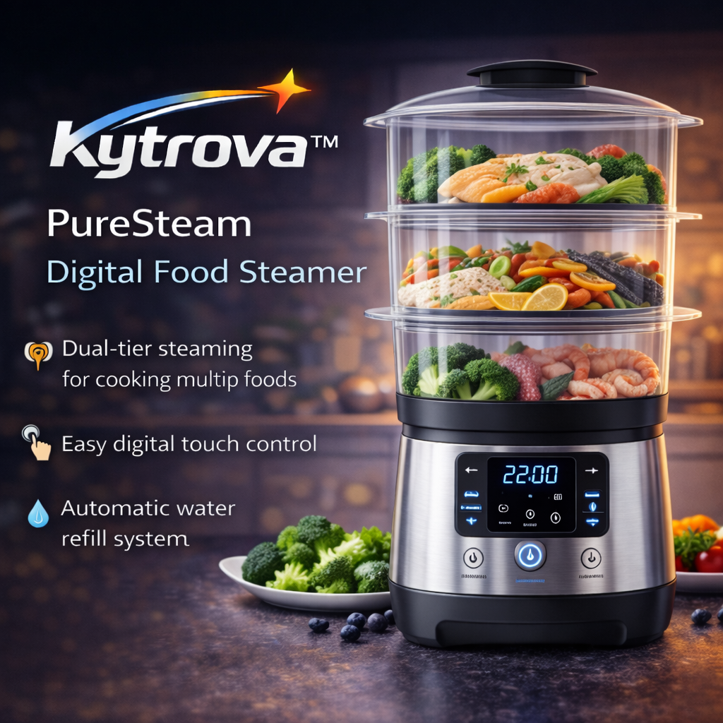 Kytrova™ PureSteam Digital Food Steamer
